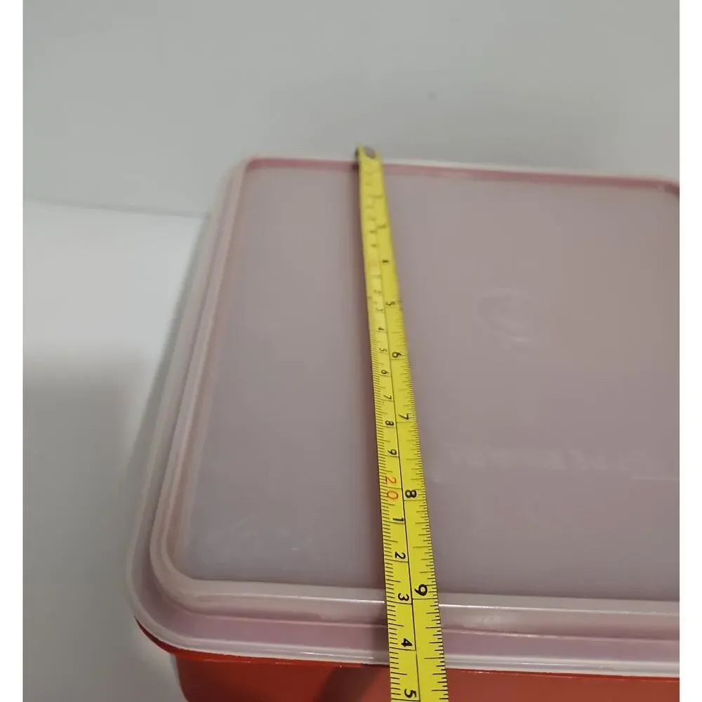 Vintage Tupperware 514-3 Food Storage Container Made USA 70s Lid 515-2